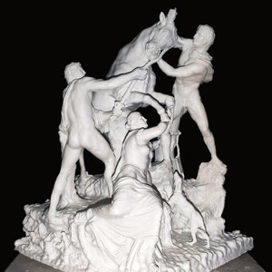 The Farnese Bull. EXACT REPLICA. High cuality resin. Exclusive piece 8.6 inch, 22cm