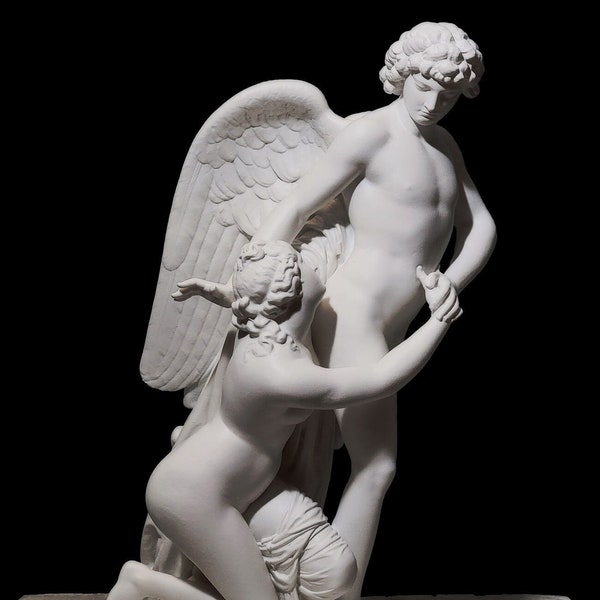 Cupidon et Psyché(Amor et Psyché). Johan Tobias Sergel. RÉPLIQUE EXACTE