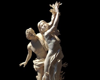 Apollo and Daphne (Bernini 1622-1625) 25cm. High quality resin