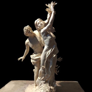 Apollo and Dafne (Bernini 1622-1625) 25cm. High quality resin