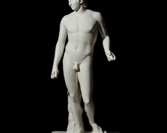 Antinous Farnese Statue, Hadrian Favorite, Roman Sculpture, Historical Representation, Classical Male Figure, Ancient Rome Art