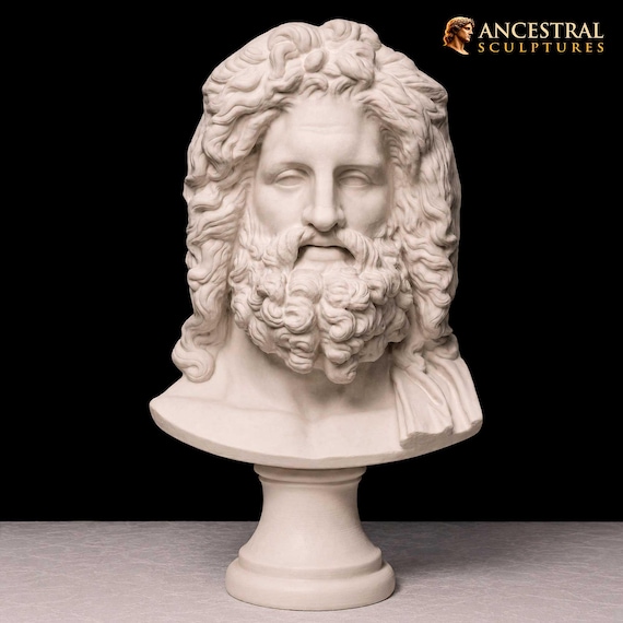 Colossal Head of Jupiter (zeus of Otricoli) | Ancient Roman God