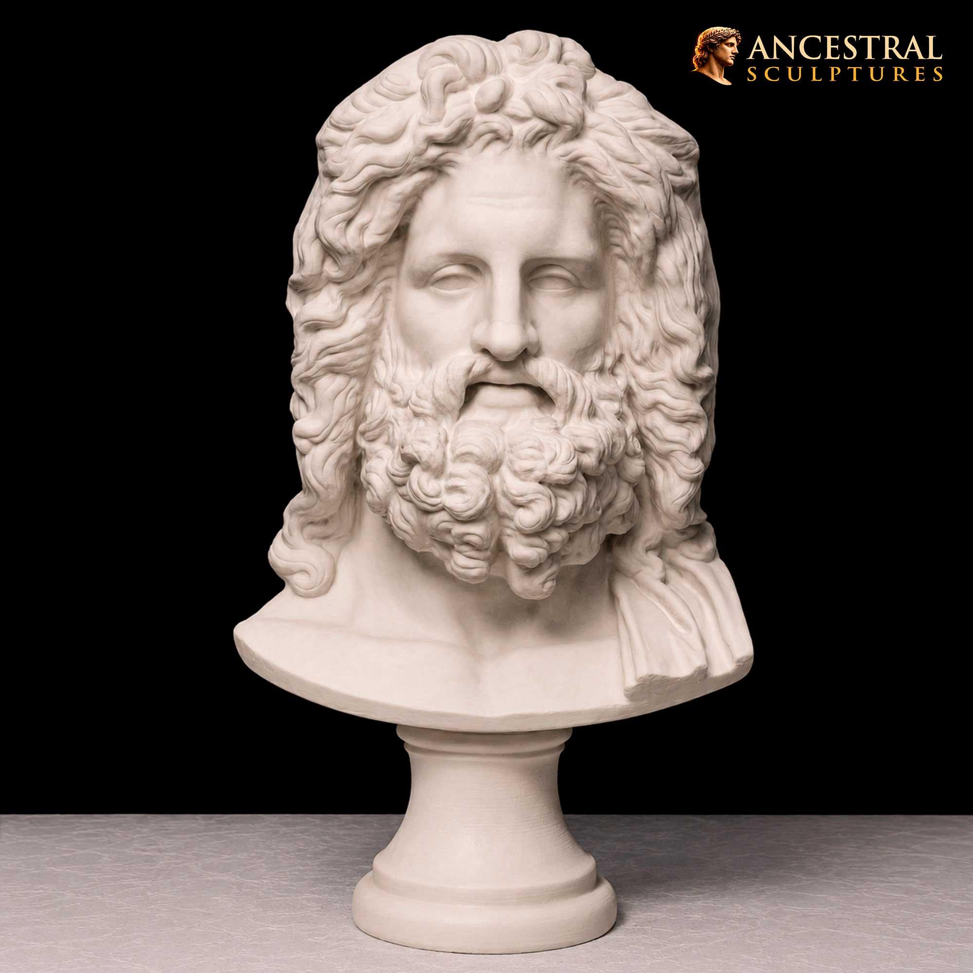 Colossal Head of Jupiter (zeus of Otricoli) | Ancient Roman God