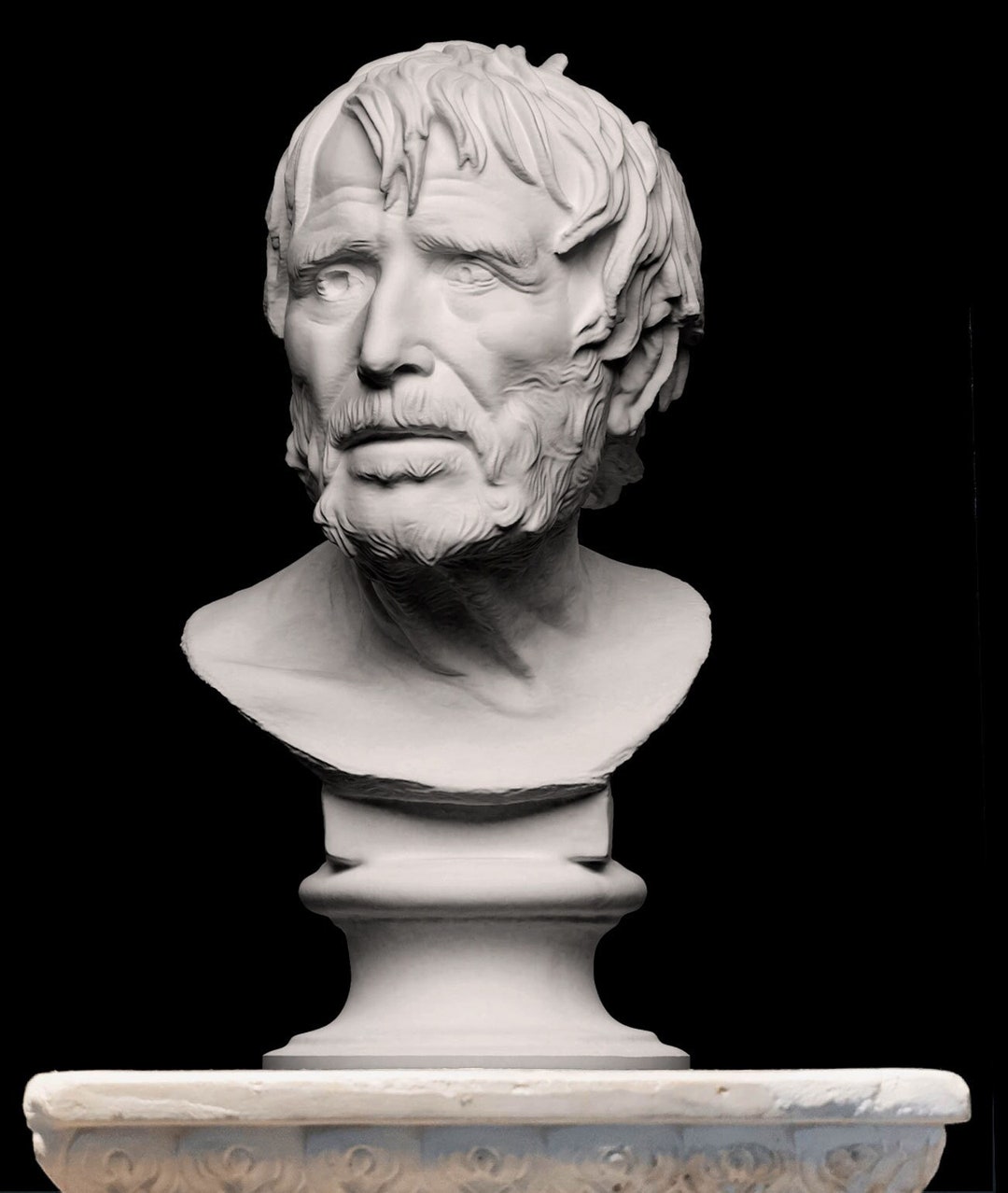 擬似セネカ胸像 – ヘシオドス肖像彫刻 | 古代ギリシャ哲学者スタイル
