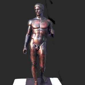 Doryphoros by Polyklet, 25cm. High quality Resin. bronze effect