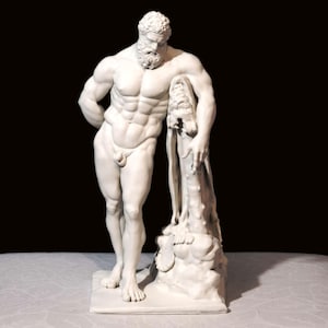 ファルネーゼのヘラクレス – 精巧なレプリカ · 古典彫刻 · 樹脂 · 美術館品質