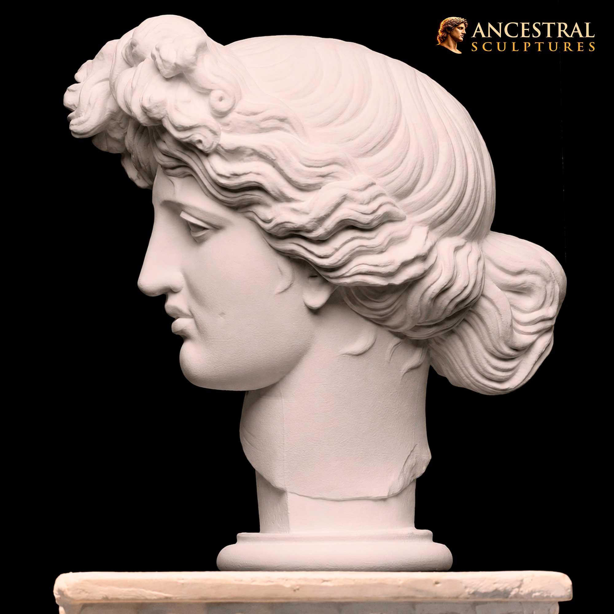 Apollo Giustiniani Bust Sculpture, Greek God Apollo Statue