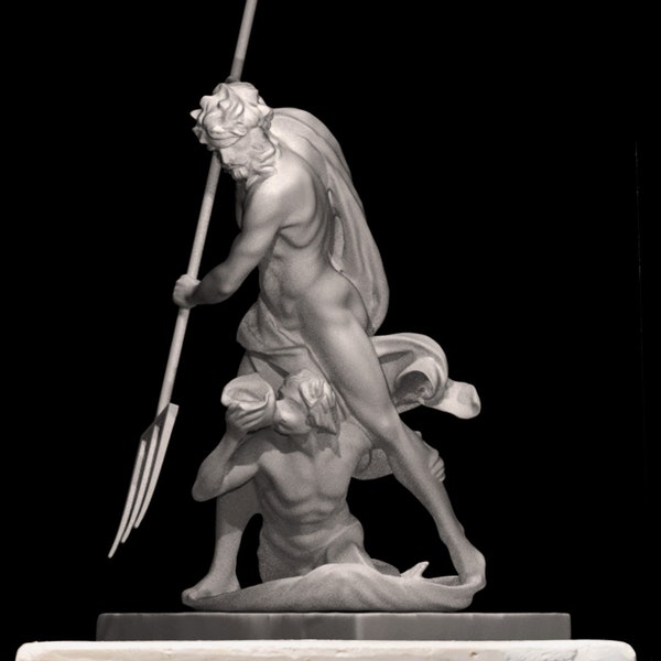 Neptune and Triton, Lorenzo Bernini, 25cm, exact replica, high quality resin