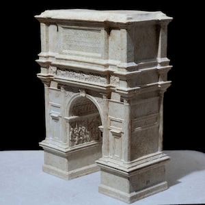 Arch of Titus Replica – Roman Triumphal Arch – Ancient Rome Architectural Model – Resin - Miniature Classical Sculpture – Ancestral Effect