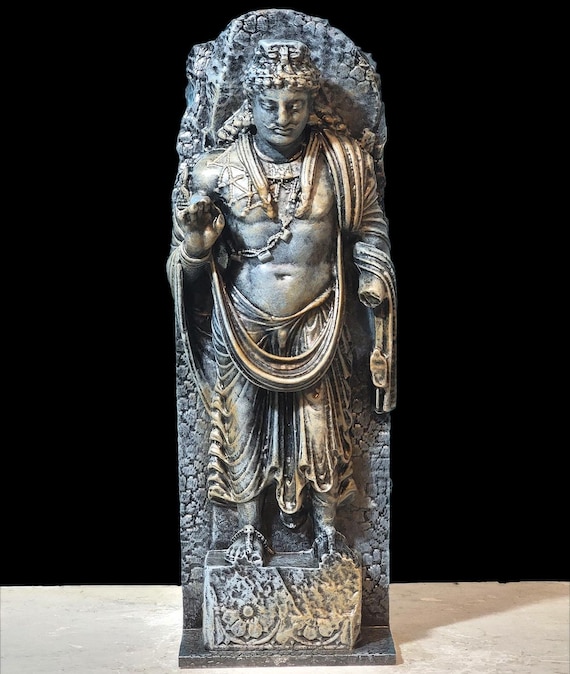 Gandhara Bodhisattva Statue - 2nd Century Pakistan Replica