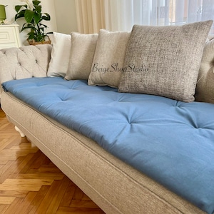 Sofa pad cover, Indigo Pet Furniture Protector, Pad Sofa Protector, Pet Cover, Pet Sofa Cover, Sofa Cover for Dogs, Sofa Topper for Pets