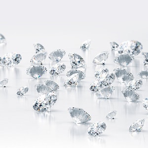 D Color VVS1 Moissanite Diamond Stone, Excellent Cut, 1 Carat Bag