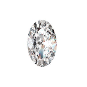 D Color VVS1, Excellent Oval Cut Moissanite Stone with GRA Certificate