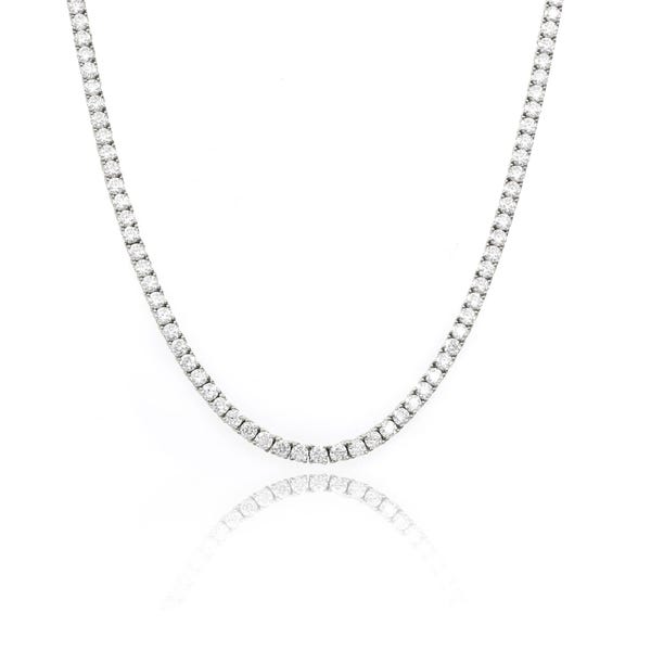 Tennisketting Final Iced Out CZ, 3 mm, 925 sterlingzilver, ketting of armband