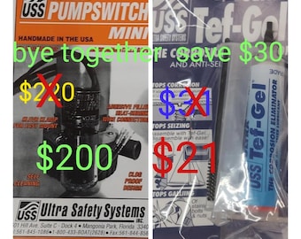 Interruptor de bomba de achique de 12 voltios con jeringa: Ultra Safety Systems