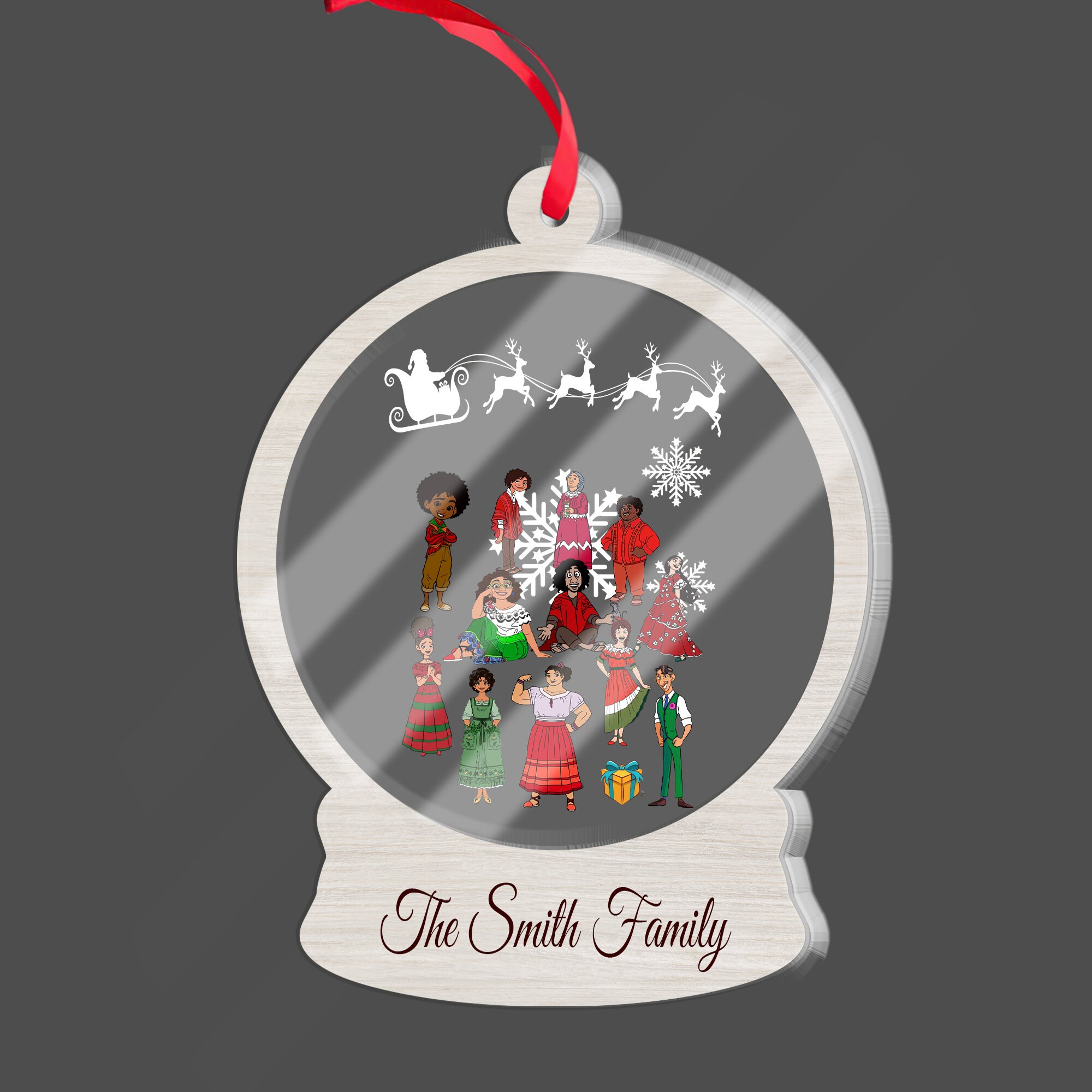 Christmas Encanto Ornament Personalized Encanto Family Etsy