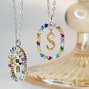 Custom Letter Pendant Necklace – Dainty Initial Jewelry for Women, Sterling Silver Gift for Birthday, Bridesmaid or Friend