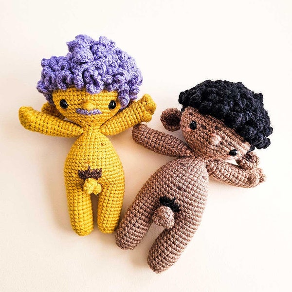 Crochet Naked Man Pattern