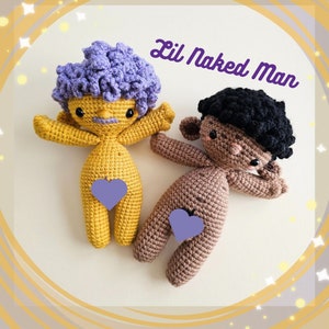 Crochet Naked Man Pattern