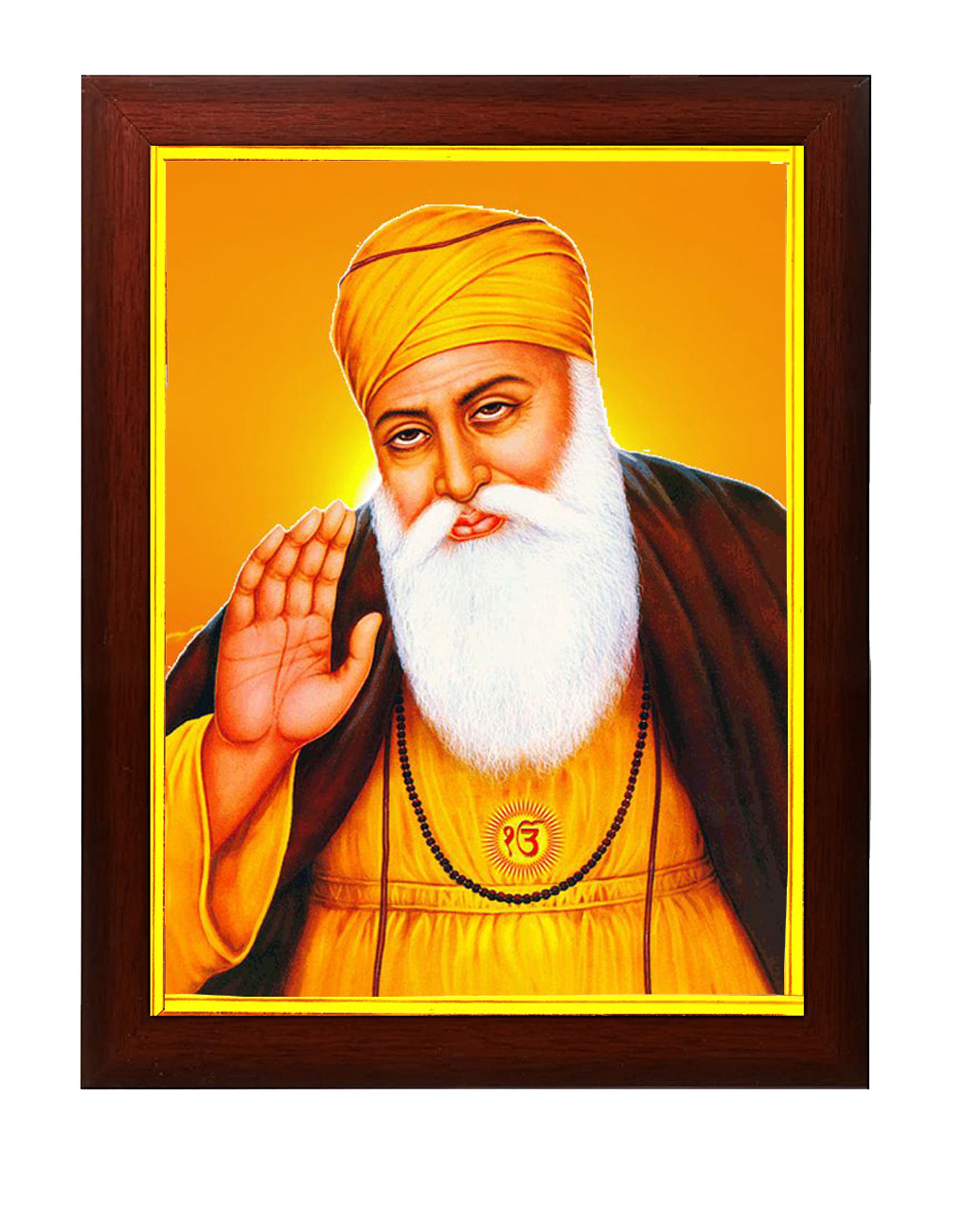 Buy Guru Nanak Dev Ji Photo Frame for Wall Table Size Small / Home Online  in India - Etsy
