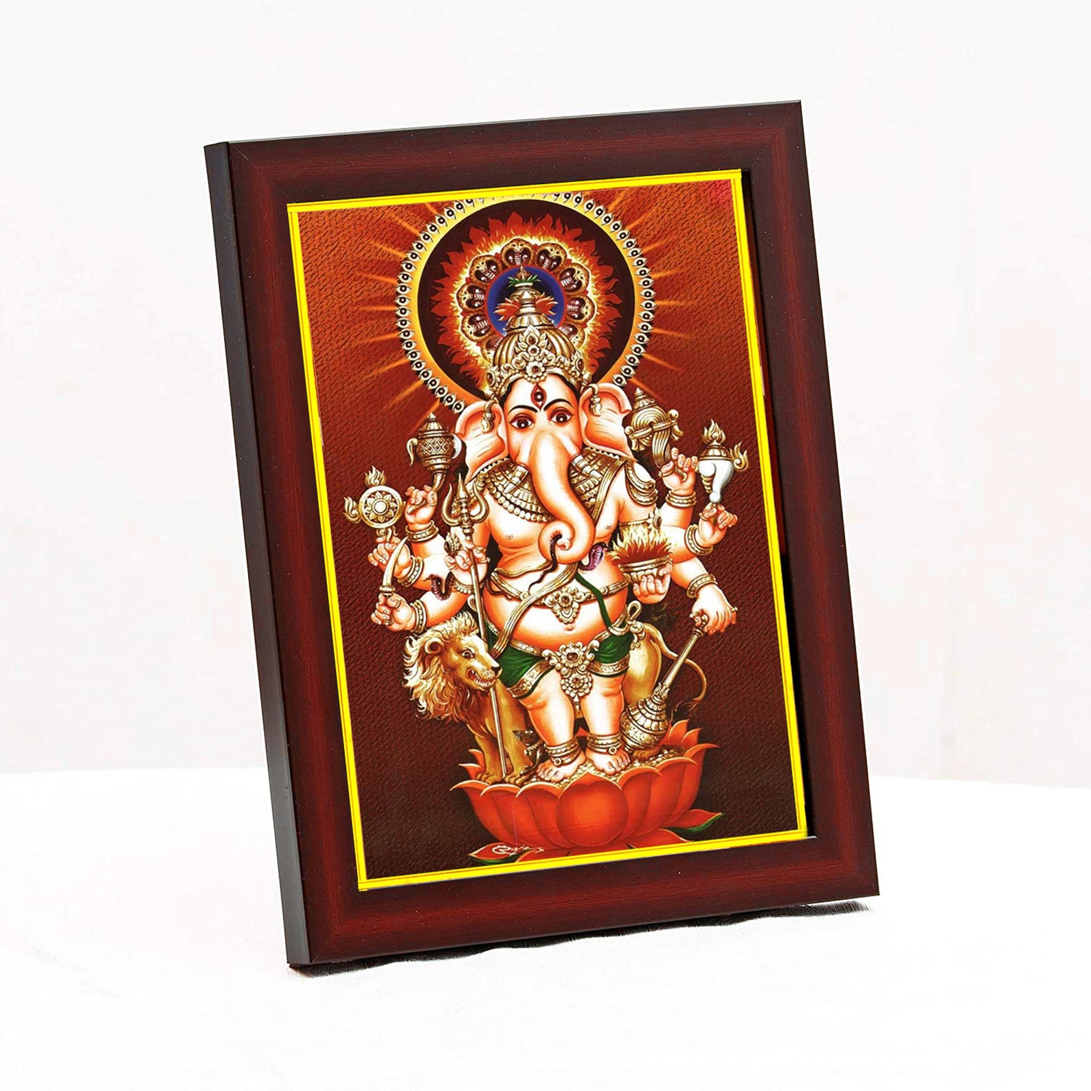 Lord Ganesha Ganpati Ji Drishti Nazar Photo Frame For Entrance Pooja 