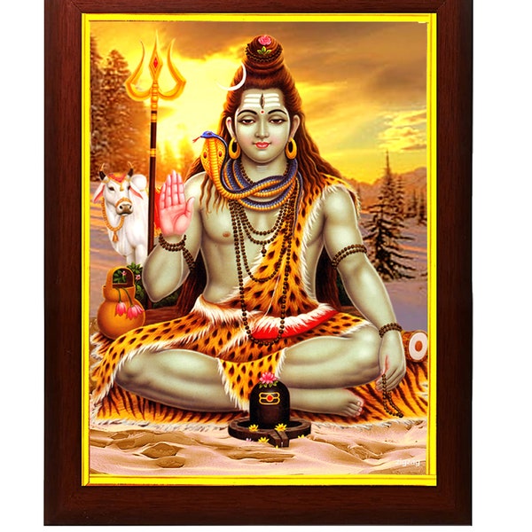 Lord Shiva Picture Frame - Etsy