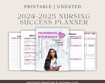 Nursing Student Guide | College Planner Tracker | Nursing Guide | Pass Nursing School | Med School Guide