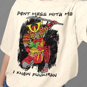 Samurai Orchid Don&#39;t Mess With Me Unisex T-Shirt, Plant Art, Variegated Neofinetia Falcata, Japanese Orchid, Fuukiran Society, Rare Plant