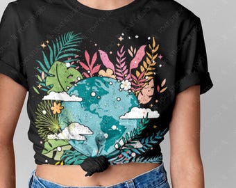 Beautiful Earth Unisex T-shirt, Earth Day, Save the Planet, Clean Environment, Wildlife Conservation, Mother Nature, Ocean Conservation