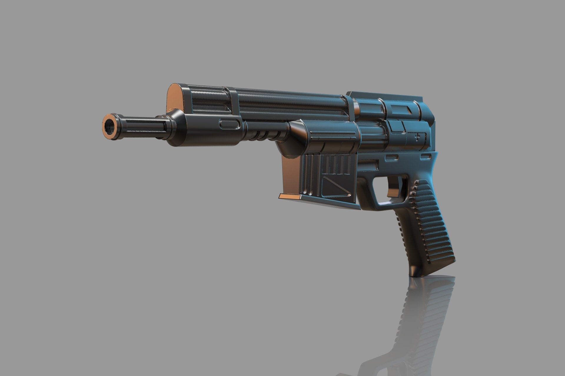 Mandalorian Heavy Blaster (3D MODEL) - Etsy