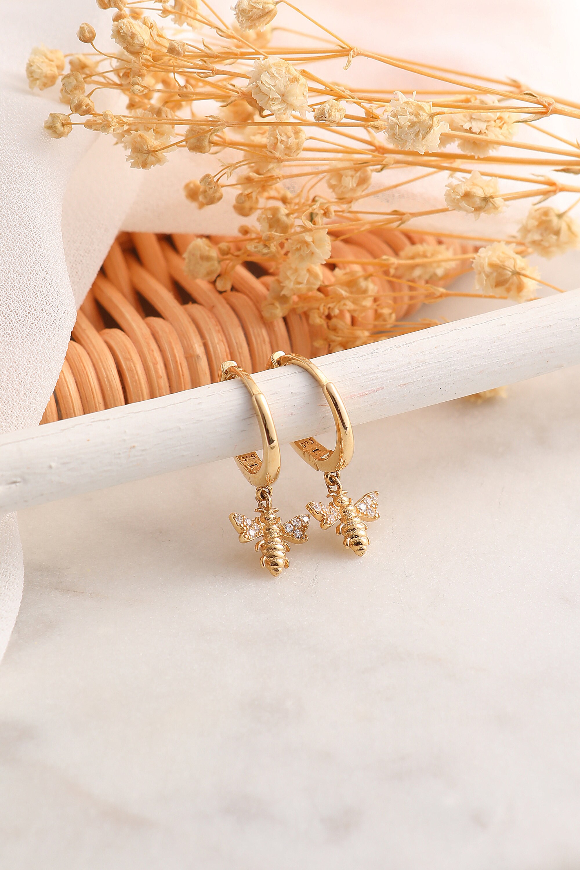Gold animal best sale earrings