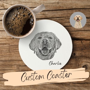 Ceramic dog coasters clearance