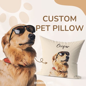 Monogrammed dog pillow store