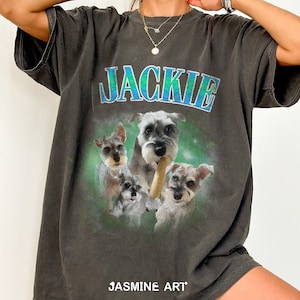 Custom Pet Vintage Shirt, Custom Dog Bootleg Rap Shirt, Dog Lover T-Shirt, Retro 90's Graphic T-Shirt, Personalized Shirt, Pet Face Shirt