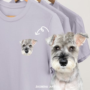 Custom Face T-shirt, Custom Pet Photo Shirt, Custom Dog Shirt Personalized Dog Shirt, Birthday Gifts, Pet Lover Gifts
