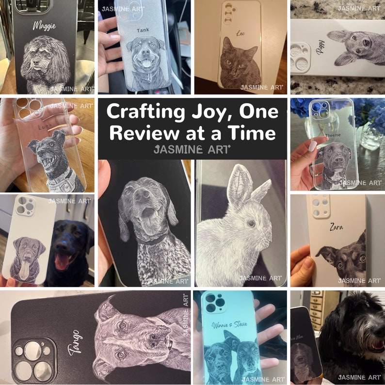 Clear Custom Pet Phone Case for iPhone 15 14 13 12 Plus Pro Max, Galaxy Galaxy, Dog Mom Gifts, Personalized Dog Cat Case with Pet Photos image 2