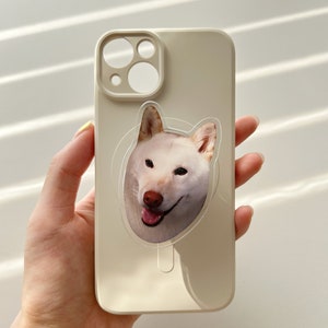 Personalized Phone Grip, Custom Phone Grip Holder, Personalized Pet Photo Phone Grip, Cute Phone Grip, Dog Mom Gift imagem 5
