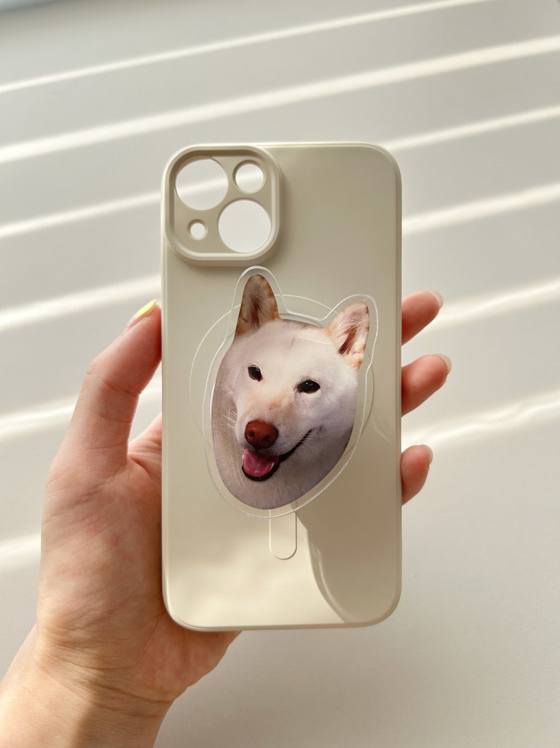 Personalized Phone Grip, Custom Phone Grip Holder, Personalized Pet Photo Phone Grip, Cute Phone Grip, Dog Mom Gift imagem 5