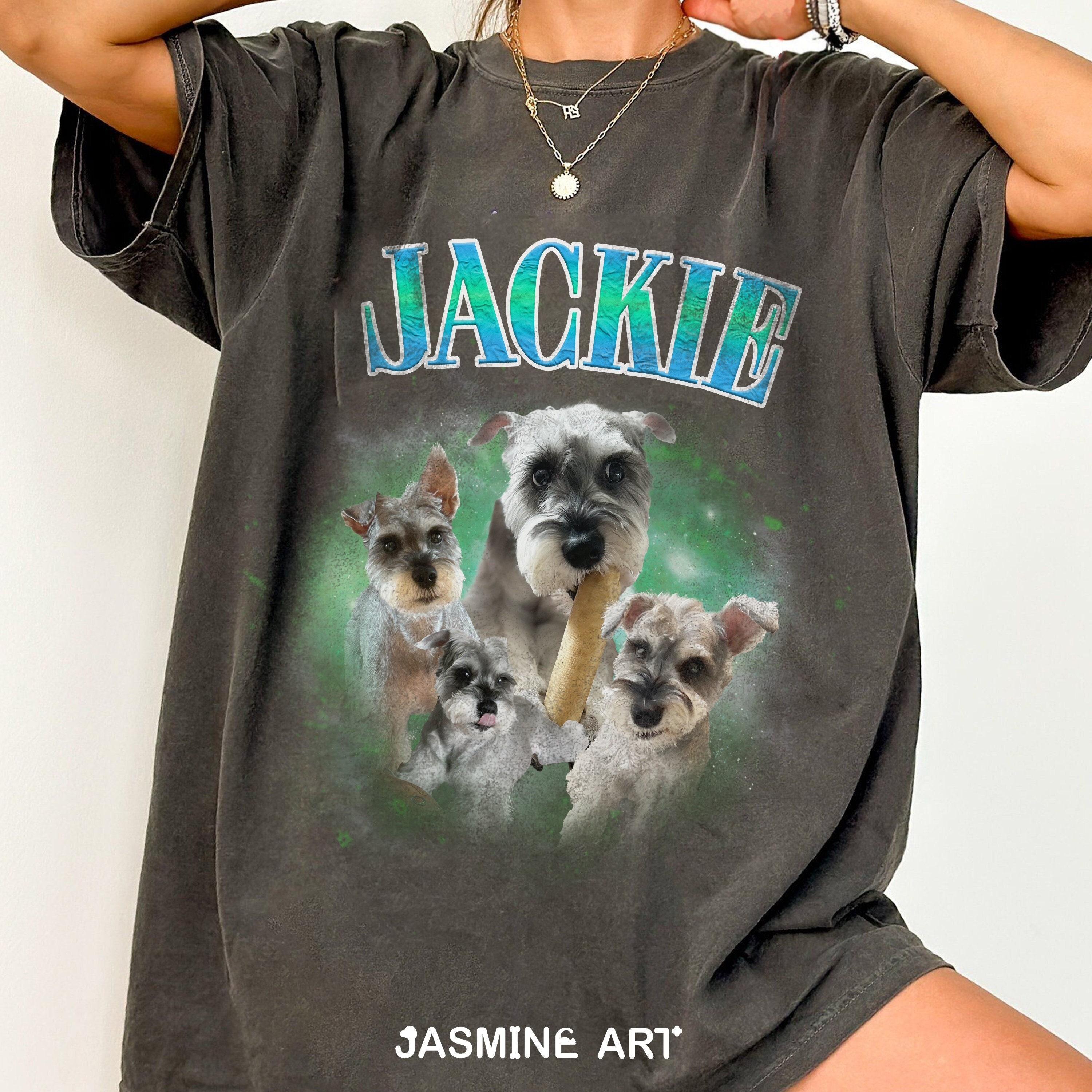 Custom Pet Vintage Shirt, Custom Dog Bootleg Rap Shirt, Dog Lover T-Shirt, Retro 90's Graphic T-Shirt, Personalized Shirt, Pet Face Shirt