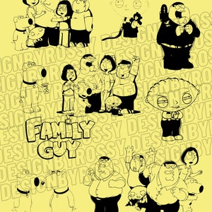 15 Family Guy Digital Art Png Sublimation |Family Guy png|Family Guy sublimate | svg IPrint |DIGITAL Download |PNG for SUBLIMATION |Clip Art