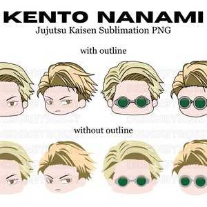 Kento Nanami sublimation | Jujutsu Kaisen PNG | Jujutsu Kaisen Sublimate Print|DIGITAL Download| Nanami Sublimation| Anime Clip Art | Nanami