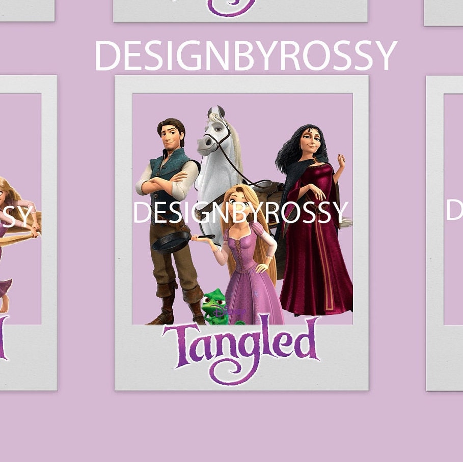 9 Tangled Printable Digital Download Printable Cupcake - Etsy