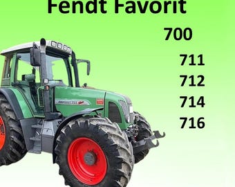 Workshop Service Manual for Fendt Favorit 711 712 714 716