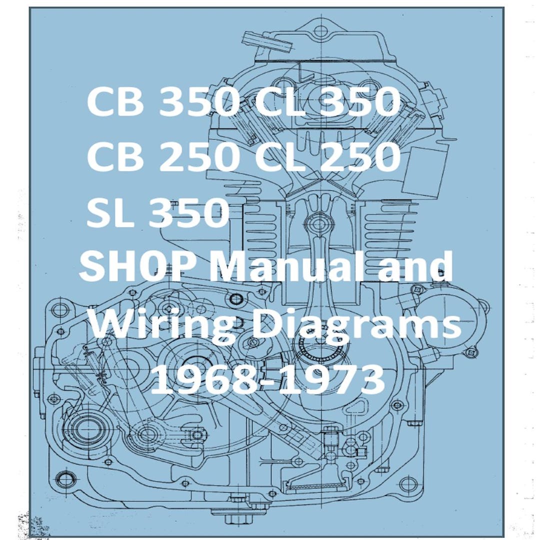 ホンダ CB/CL250・CB/CL350 サービスマニュア 英語版 【公式通販】