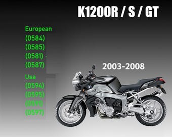 Service workshop manual for BMW K1200S K1200R K1200GT K1200R sport