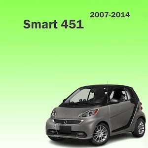 SMART FORTWO 451 Service Manual (2007-2014) Download