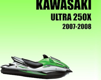 Service manual for Kawasaki Ultra 250X 2007-2008