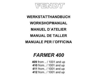 Fendt Farmer 409 410 411 412 Service Manual