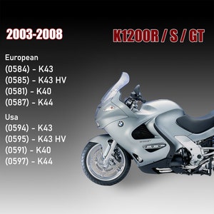 BMW K1200 R/S/GT 2003-2008 Service workshop manual Download