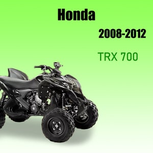Honda Trx700 Workshop Manual 2008-2012